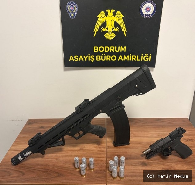 Bodrum’da Ruhsatsız Silah Operasyonu: 2 Tutuklama